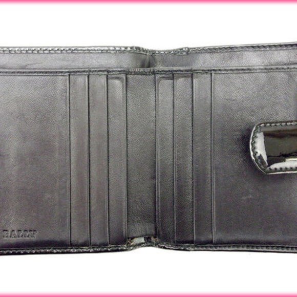Bally Wallet Purse Folding wallet Black Woman Authentic Used - Picture 3 of 5